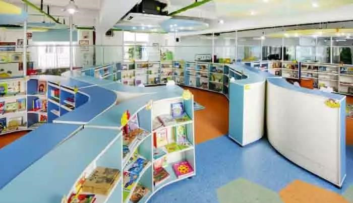 环氧地坪漆施工厂家是这样“玩转”儿童图书馆的